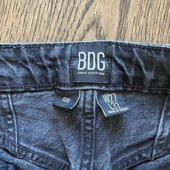 BDG Urban Outfitters Edie High-Rise Black Denim Jeans - Size W27/L32 - Picture 4 of 7